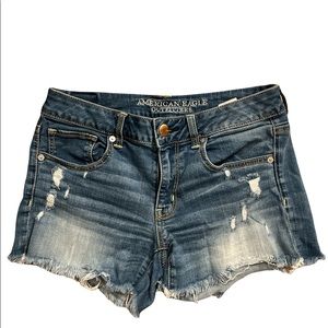American Eagle Jean Short sz 8 Mid Rise
